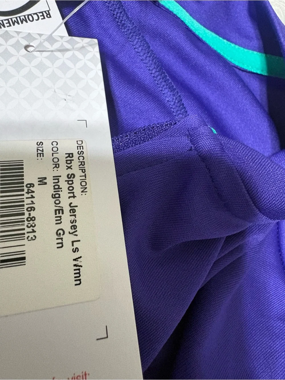 NWT RBX Endurance Biking Activewear Size M